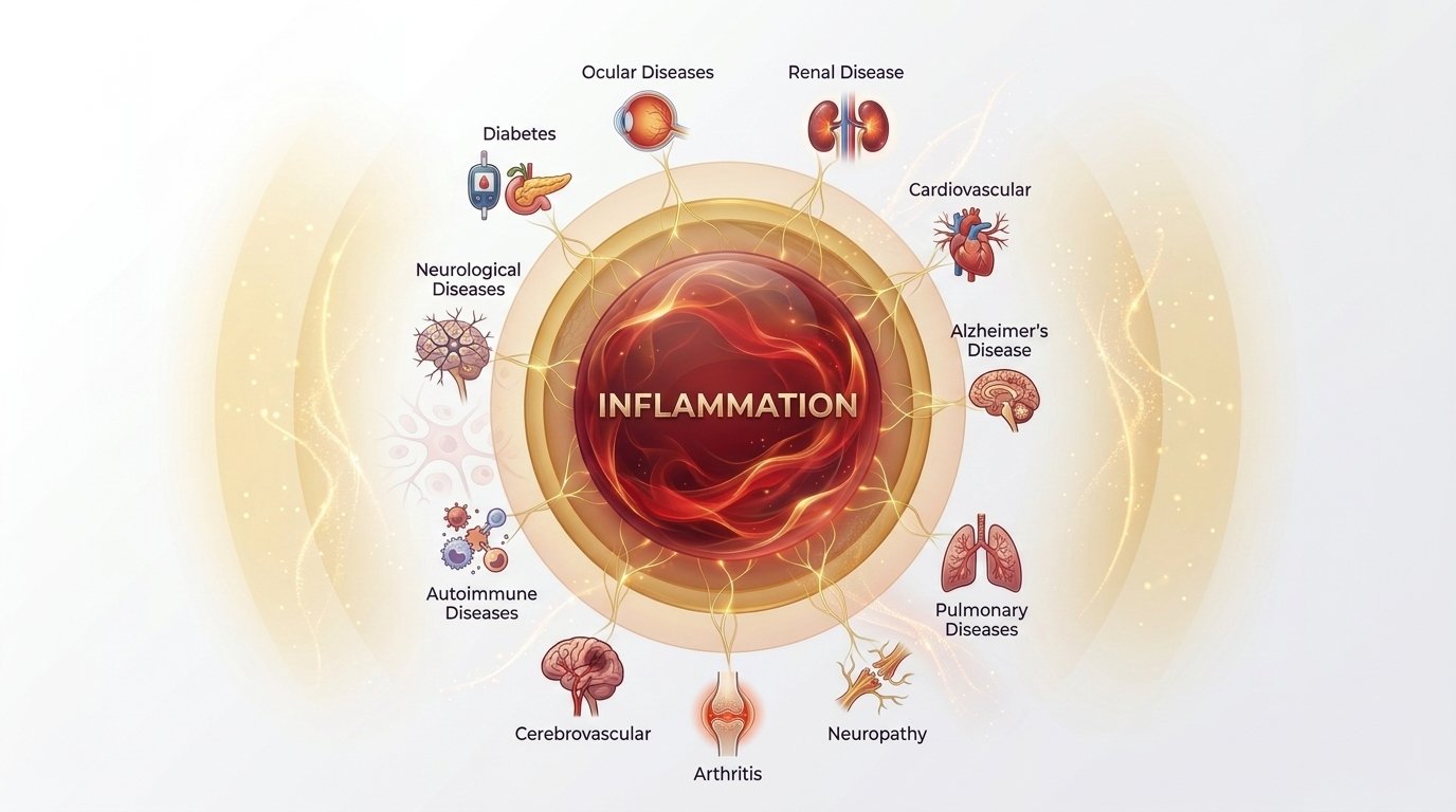 Chronic inflammation is linked to nearly every major disease